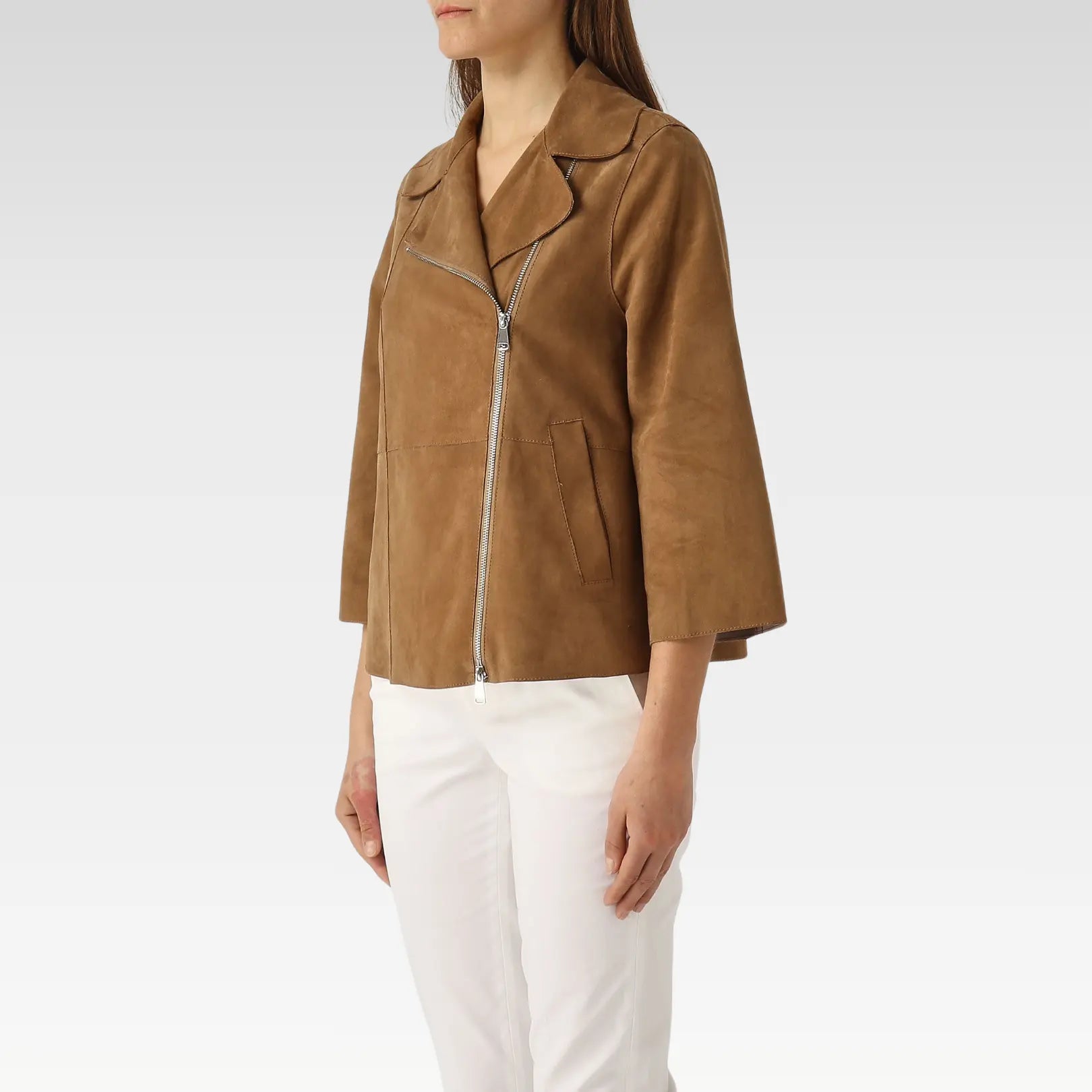 The Gaia Women’s Suede Jacket - Image 2