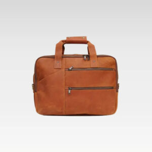 Rust Brown Timeless Crazy Horse Leather Bag