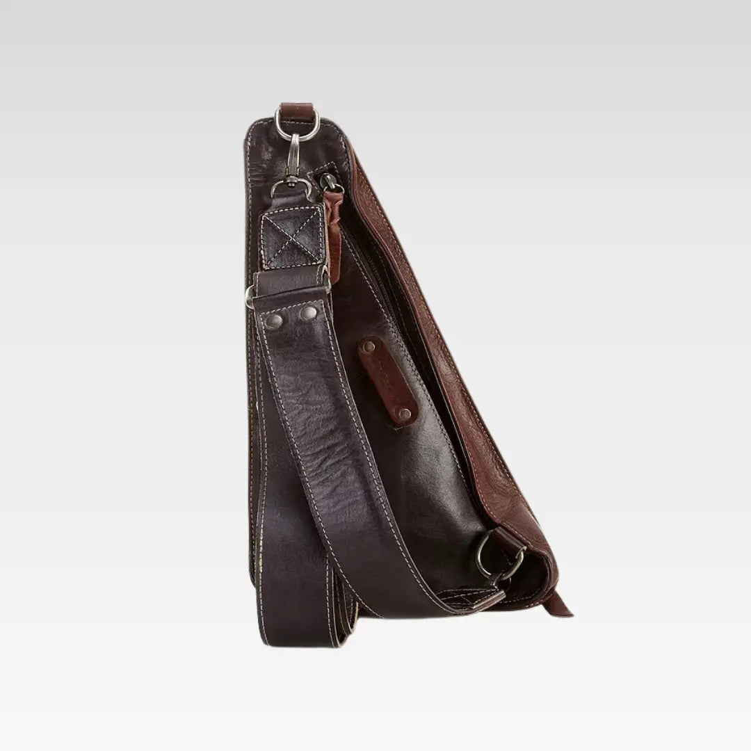 Adept Leather Sling Crossbody Bag - Image 2