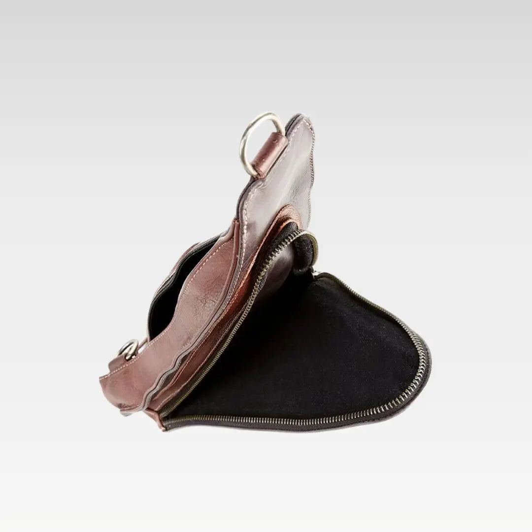 Adept Leather Sling Crossbody Bag - Image 3