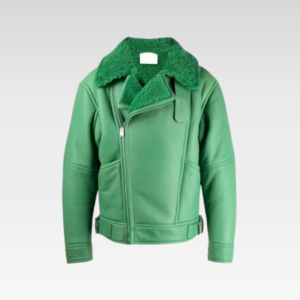 Aviator Shearling Leather Jacket