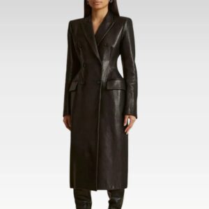 Halloween Women's Double-Breasted Trench Overcoat