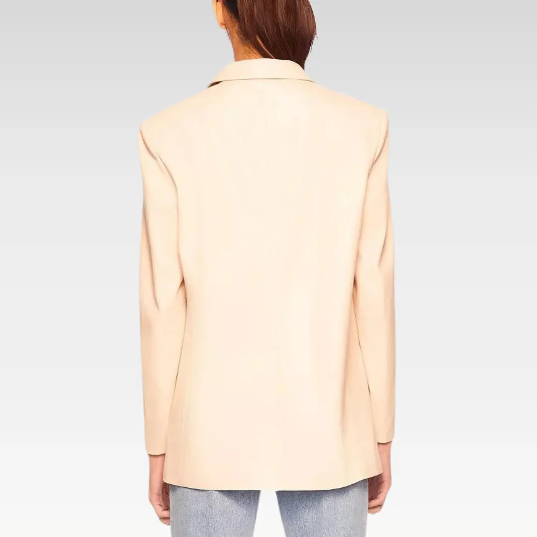 Susana Monaco Faux Leather Blazer - Image 5