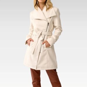 Luxury Washington Street Drape Trench