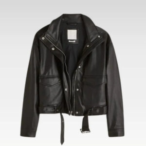 Women's Black RAF Sheepskin Leather Jacket